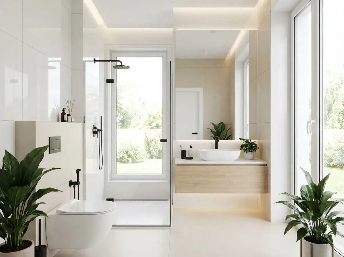 Łazienka 7m² z oknem: Jak ją urządzić? Inspiracje i porady